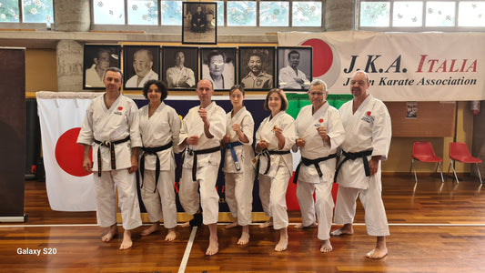 Stage International JKA Italie à Inverigo (07-08 juin) avec Sensei Hakizume et Sensei Naito.